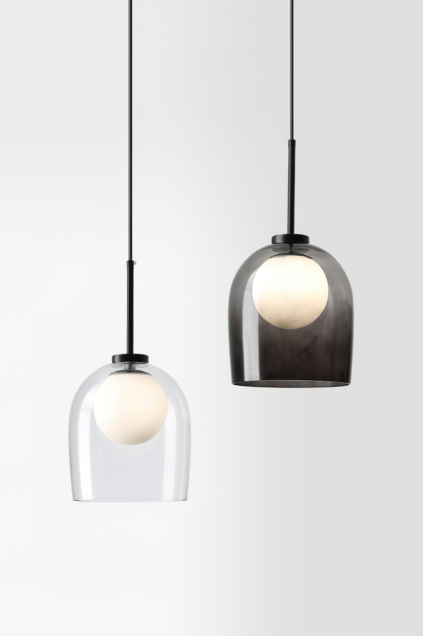 Postmodern Bell Glass Pendant light