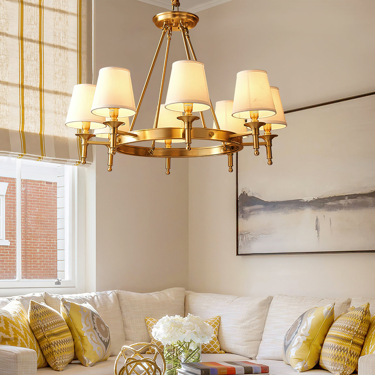 Postmodern Round Chandelier – detail 2