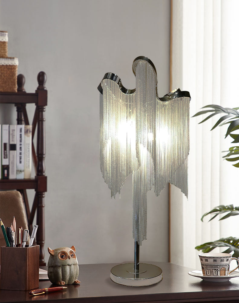 Postmodern Simple Tassel Table Lamp