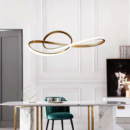 Postmodern Special-shaped Line Chandelier