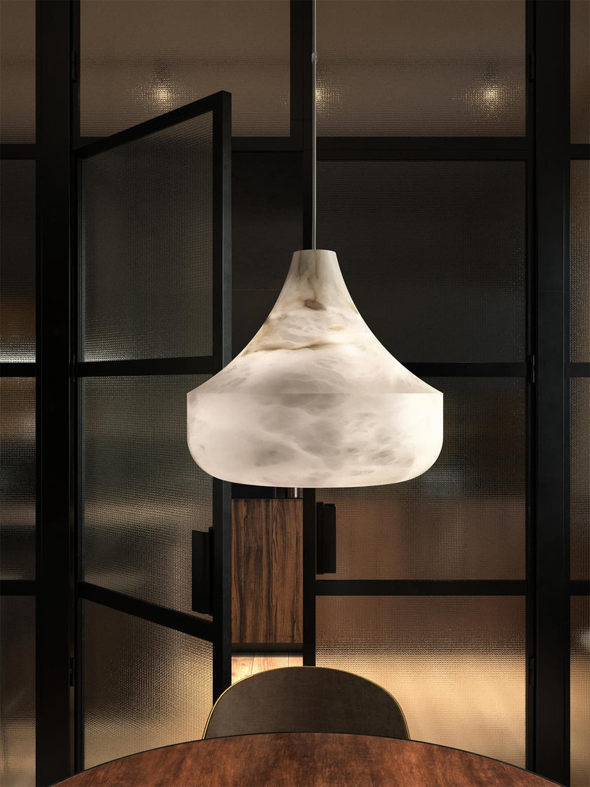 Prague Alabaster Pendant Light