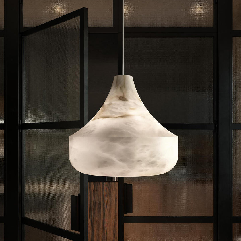 Prague Alabaster Pendant Light