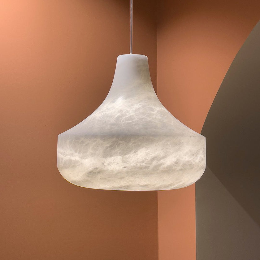 Prague Alabaster Pendant Light