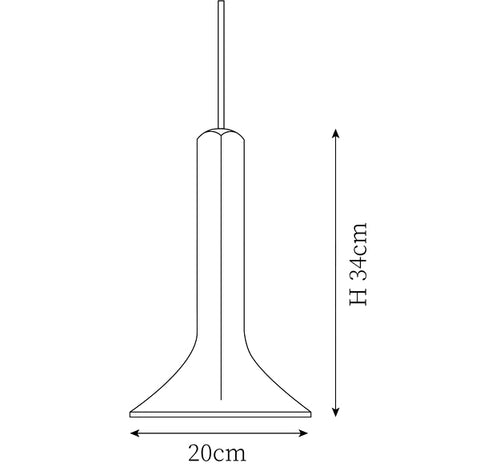Model B: ∅ 7.9″ x H 13.4″ / Dia 20cm x H 34cm