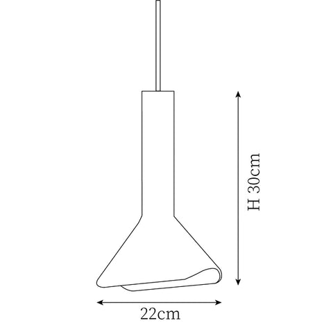 Model C: ∅ 8.7″ x H 11.8″ / Dia 22cm x H 30cm