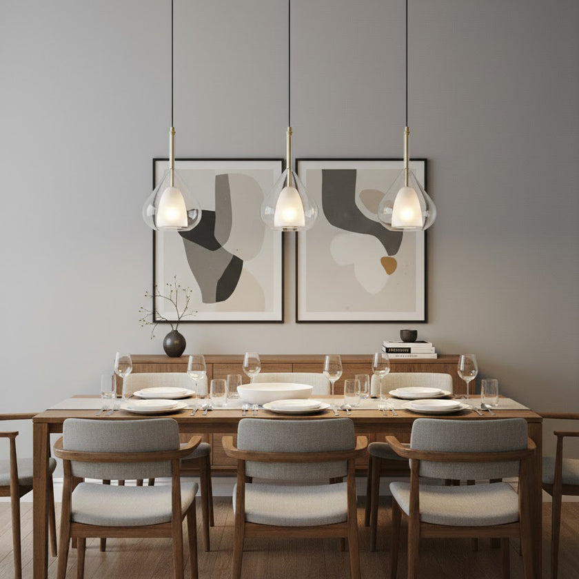 Regentropfen-Pendelleuchte