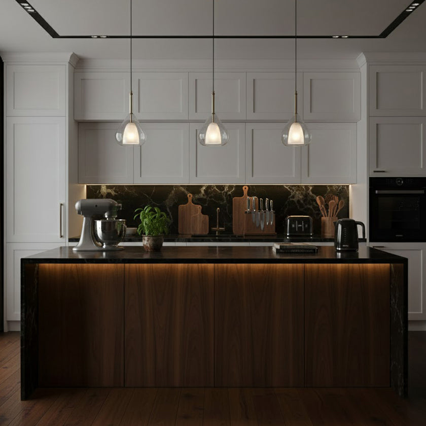 Regentropfen-Pendelleuchte