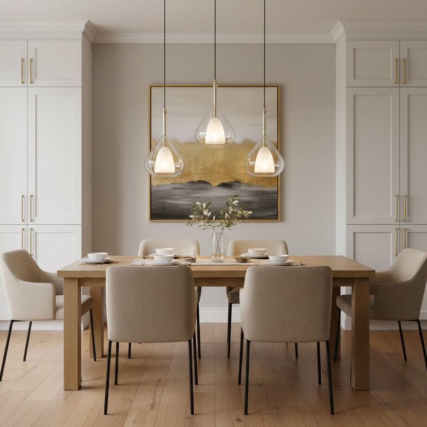 Regentropfen-Pendelleuchte