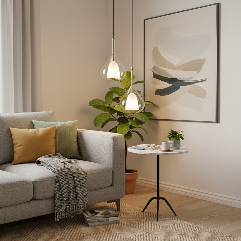 Regentropfen-Pendelleuchte