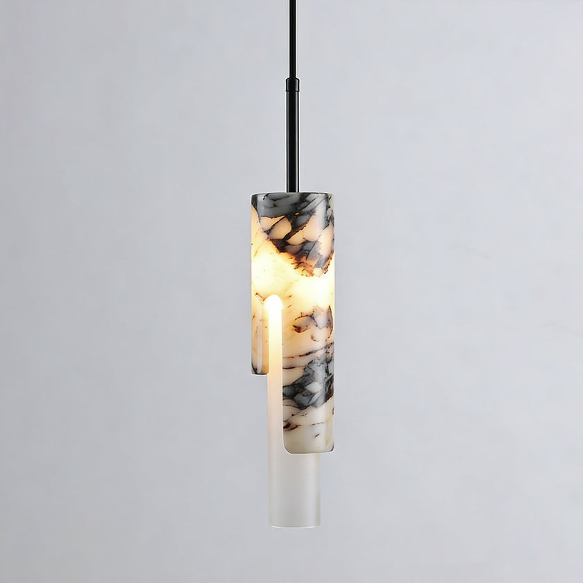 Hängelampe aus Ramson-Marmor