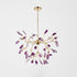 Lustre en flocons d'agate
