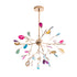 Lustre en flocons d'agate