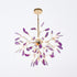 Lustre en flocons d'agate