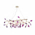 Lustre en flocons d'agate