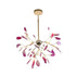 Lustre en flocons d'agate