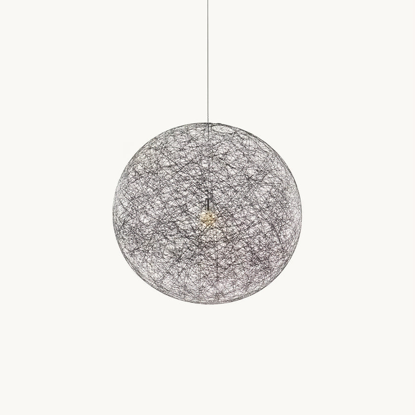 Woven Moon Pendant Light