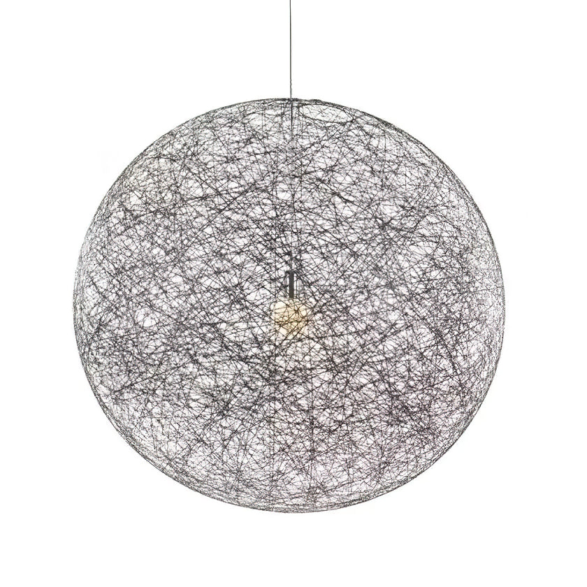 Woven Moon Pendant Light