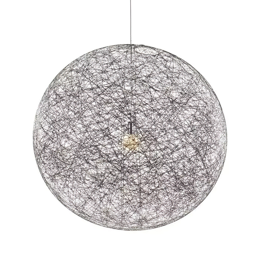 Woven Moon Pendant Light