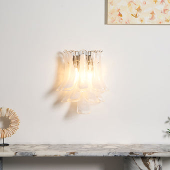 Ravello Glass Leaf Wall Lamp