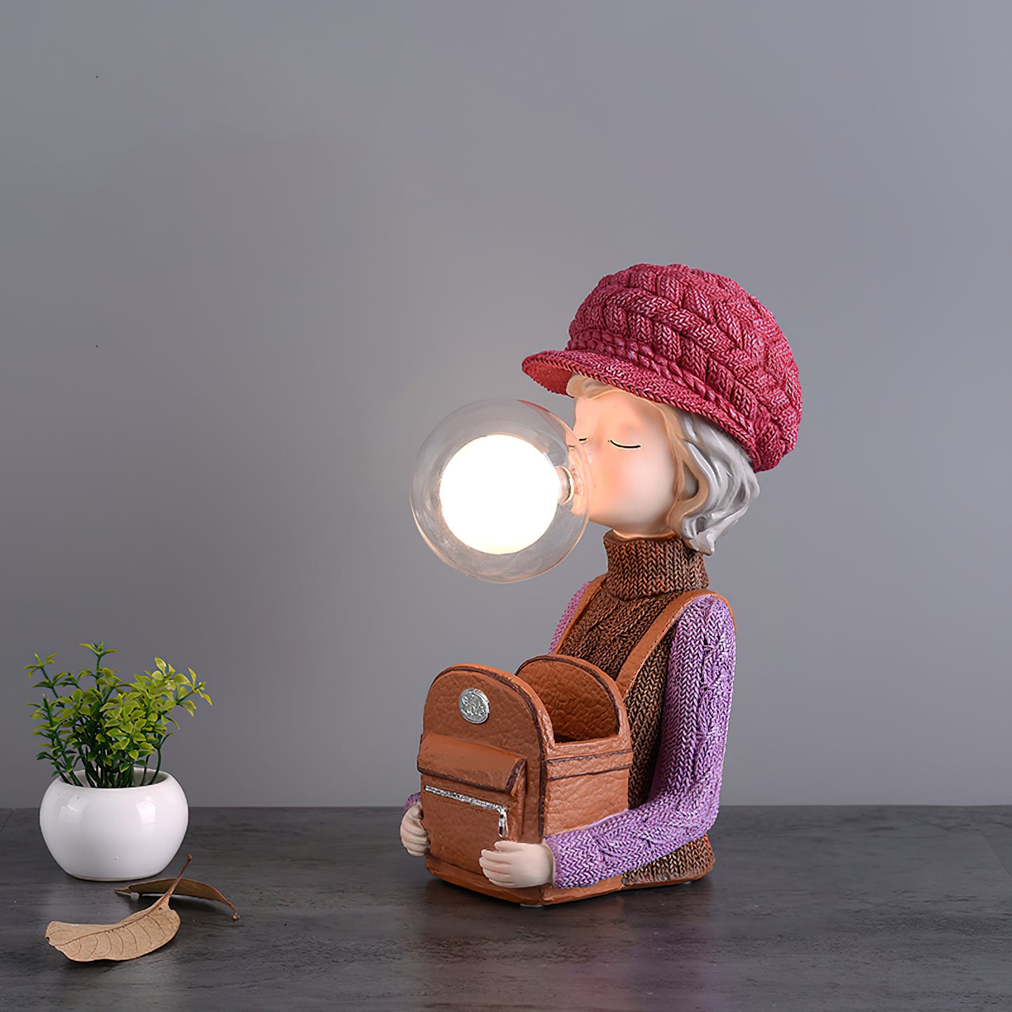 Resin Series - Bubble Girl Table Lamp