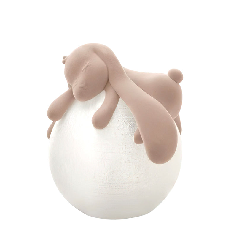 Resin Series-Cute Rabbit Table Lamp