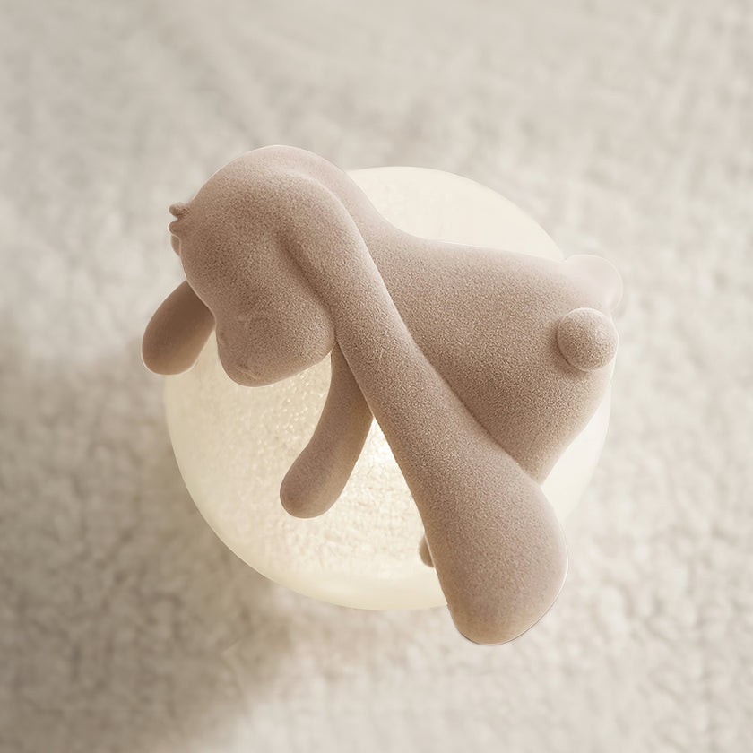 Resin Series-Cute Rabbit Table Lamp