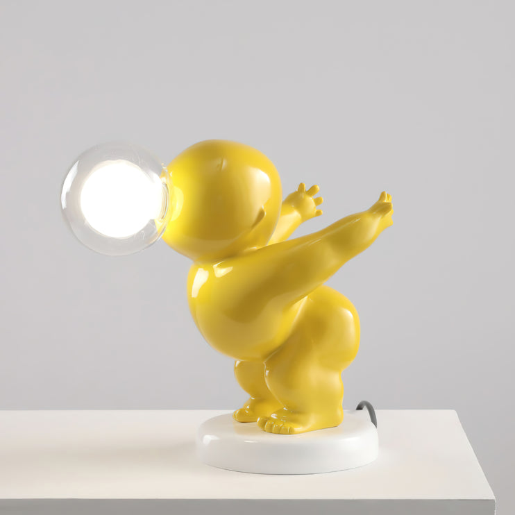 Resin-Serie – Fat Doll Tischlampe