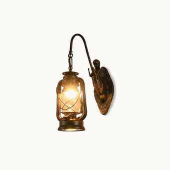 Retro Iron Paint Wall Lamp