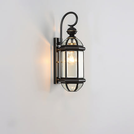 Retro Brass Outdoor Wall Lamp