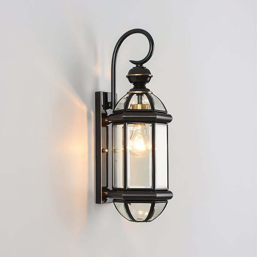 Retro Brass Outdoor Wall Lamp