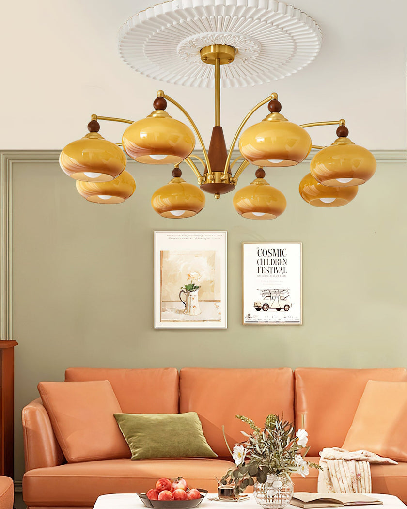 Retro Calliope Chandelier