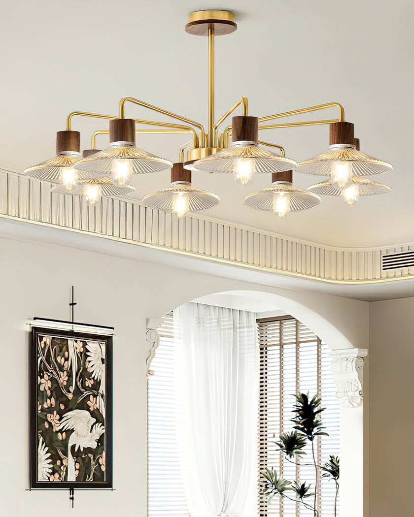 Retro Flower Shape Chandelier