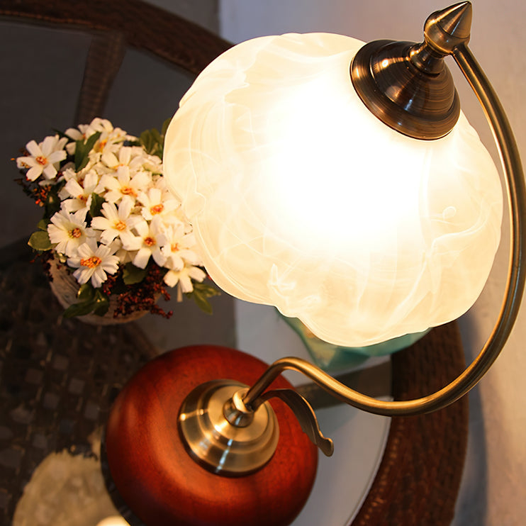 Retro-Blumen-Tischlampe