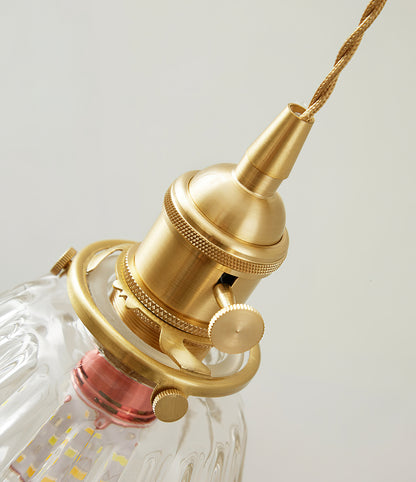 Retro Glass Flower Wall Light