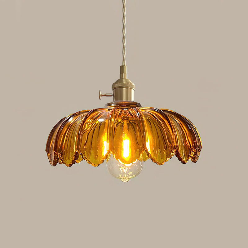 Retro Petal Pendant Lamp