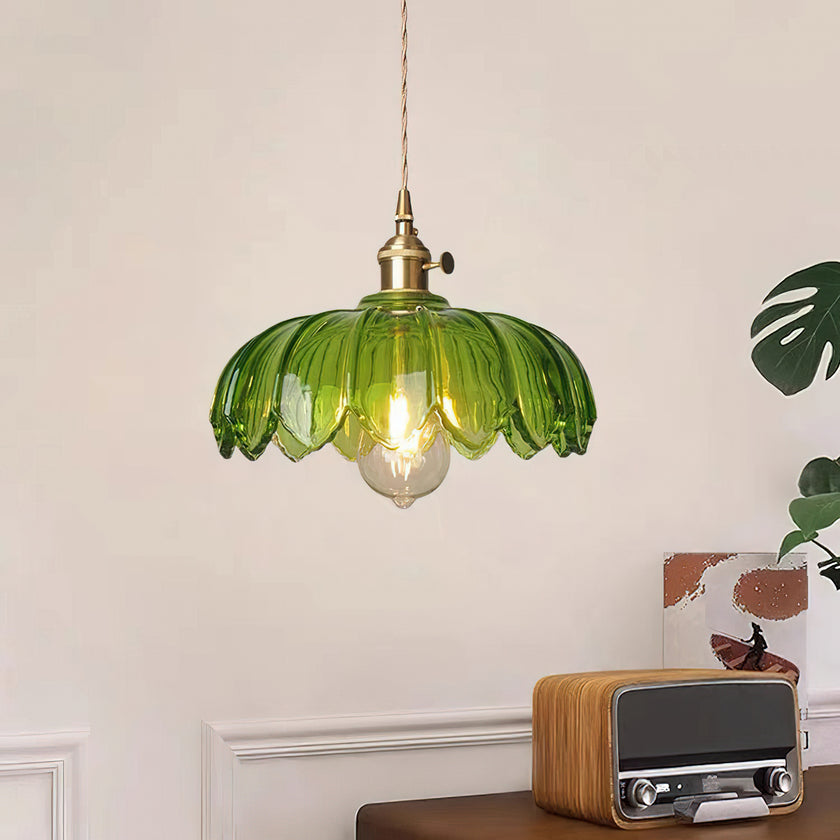 Retro Petal Pendant Lamp