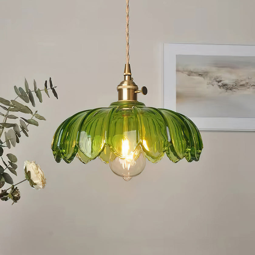 Retro Petal Pendant Lamp