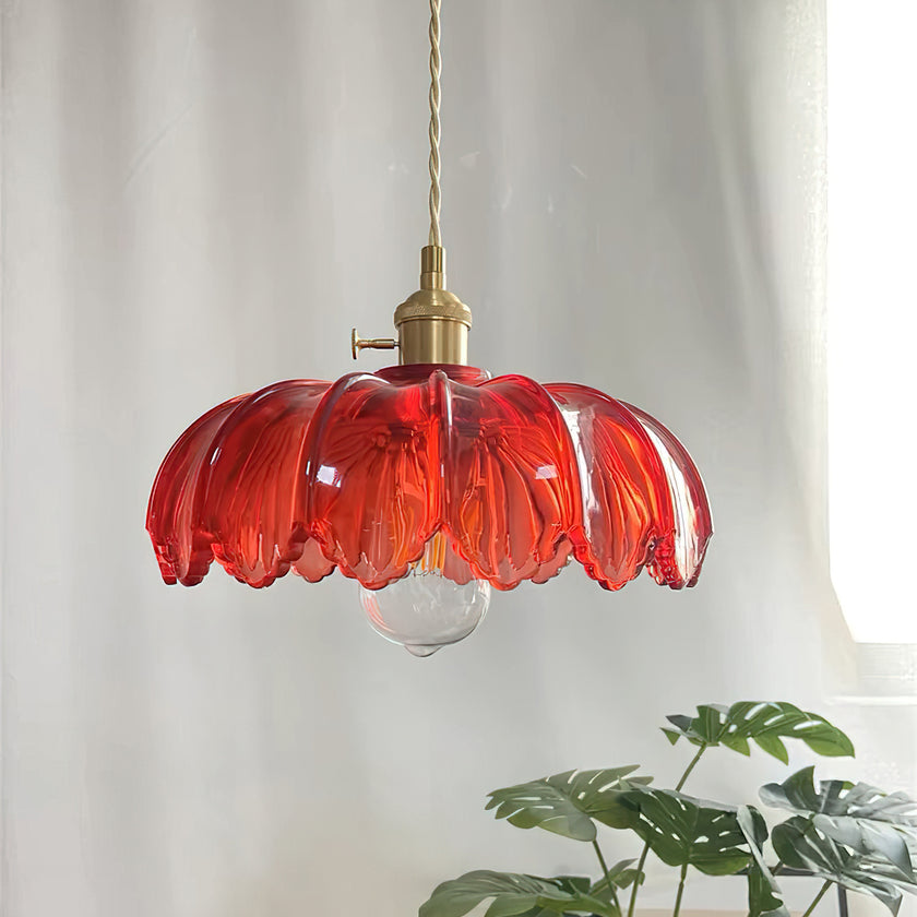 Retro Petal Pendant Lamp