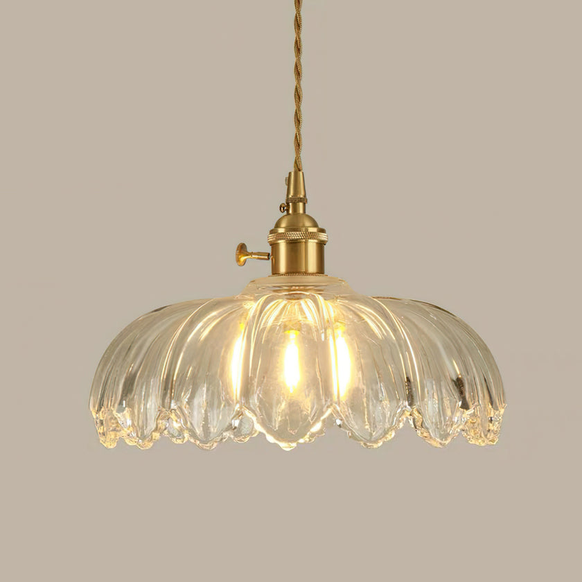 Retro Petal Pendant Lamp