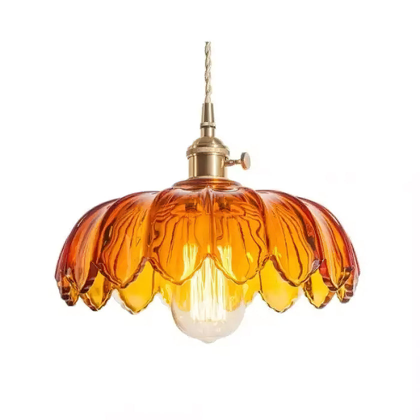 Retro Petal Pendant Lamp