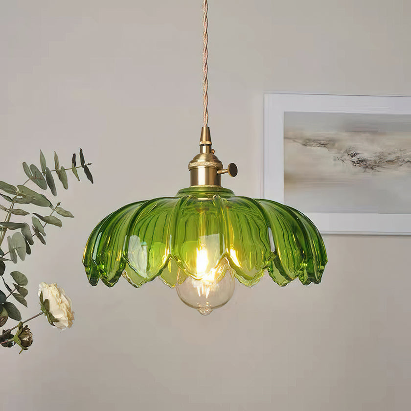 Retro Petal Pendant Lamp