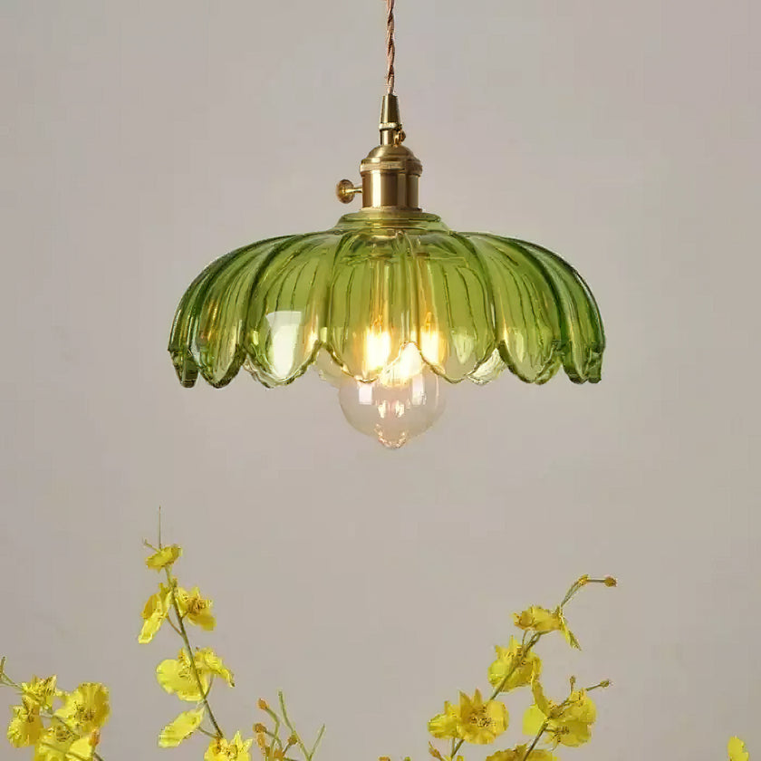 Retro Petal Pendant Lamp