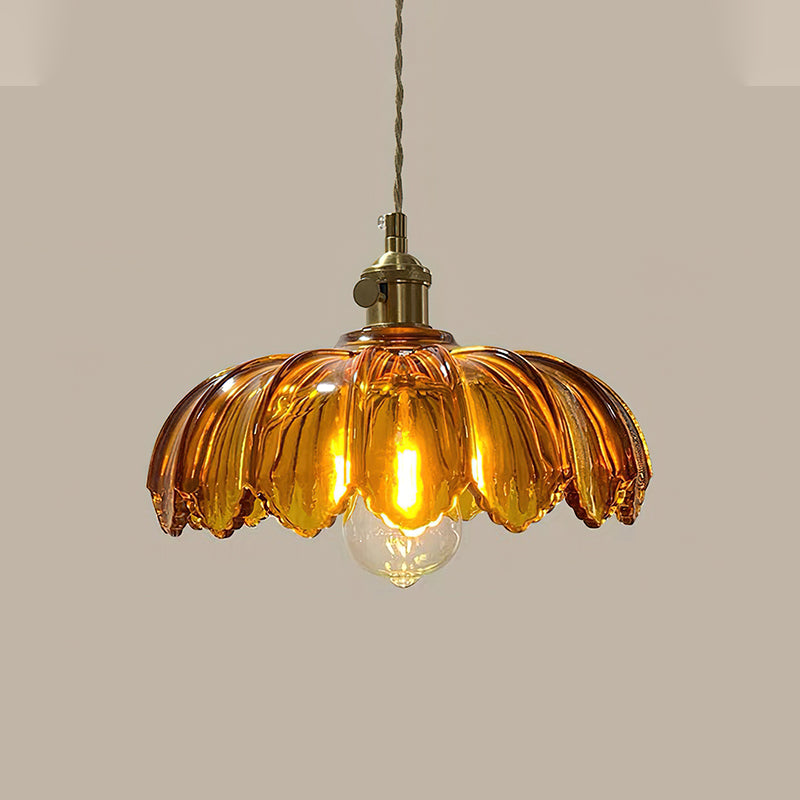 Retro Petal Pendant Lamp