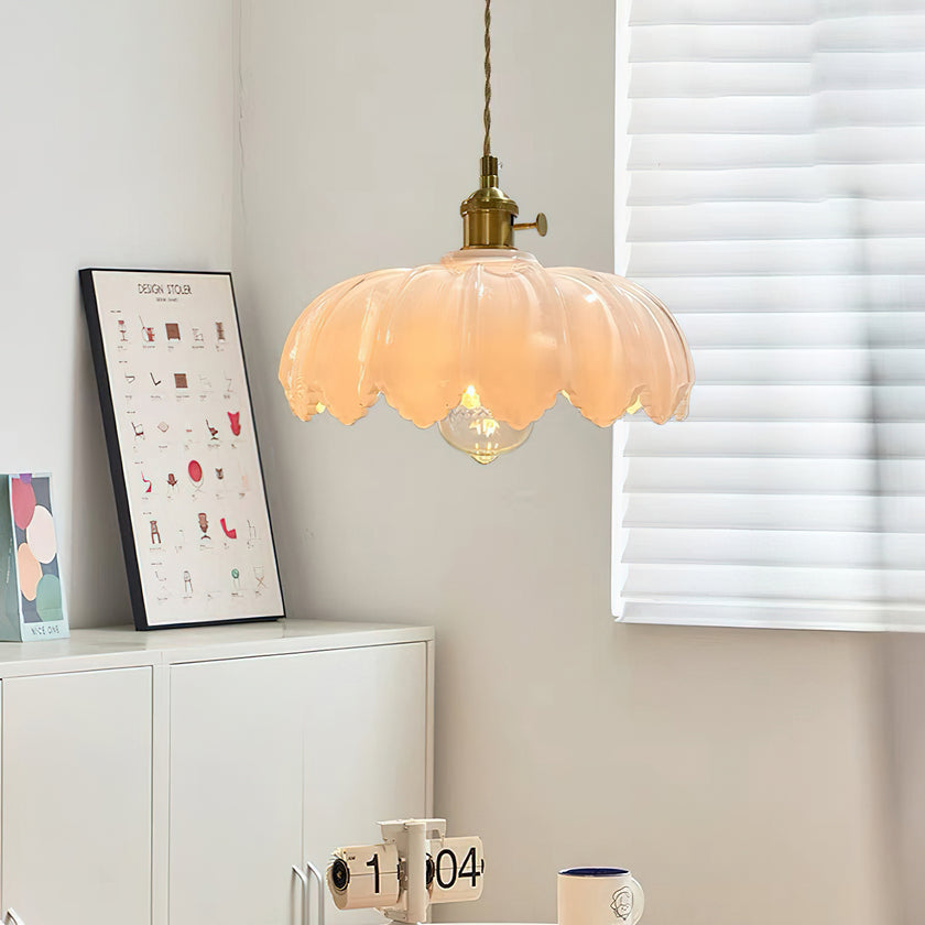 Retro Petal Pendant Lamp