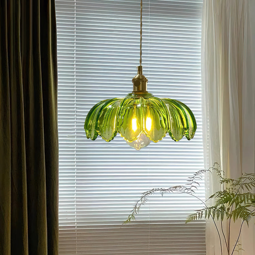 Retro Petal Pendant Lamp