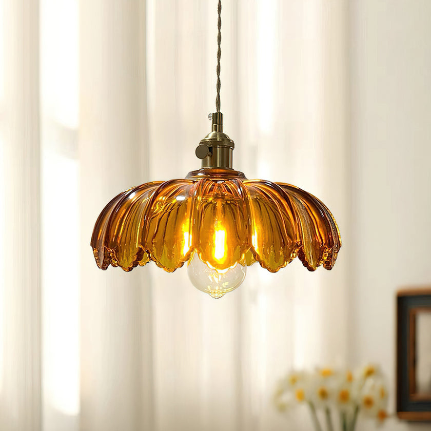 Retro Petal Pendant Lamp