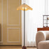 Retro Straw Hat Floor Lamp
