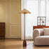 Retro Straw Hat Floor Lamp