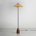 Retro Straw Hat Floor Lamp