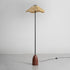 Retro Straw Hat Floor Lamp